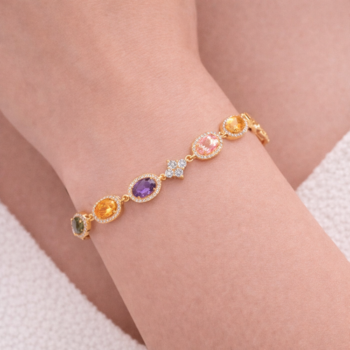 Colorful Zircon Bracelet