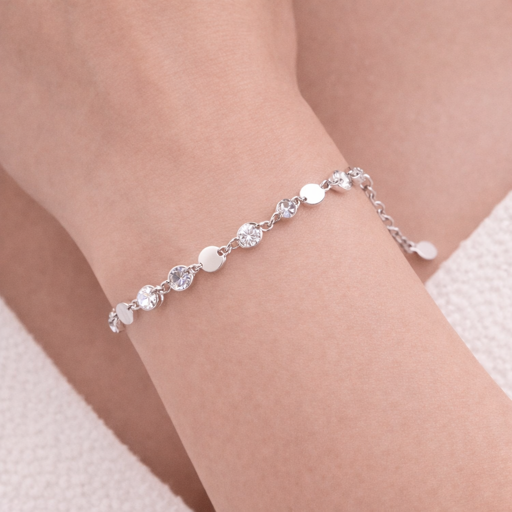 Zircon Chain Bracelet